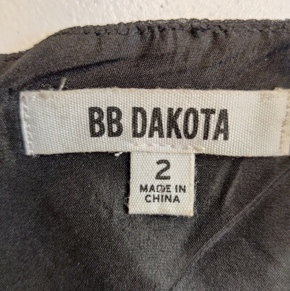 BB Dakota Silver Stars Mini Dress Size 2 - Picture 4 of 4